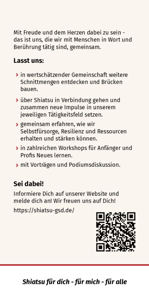 Einladungsflyer Herbst 2025 für Kongress 2026