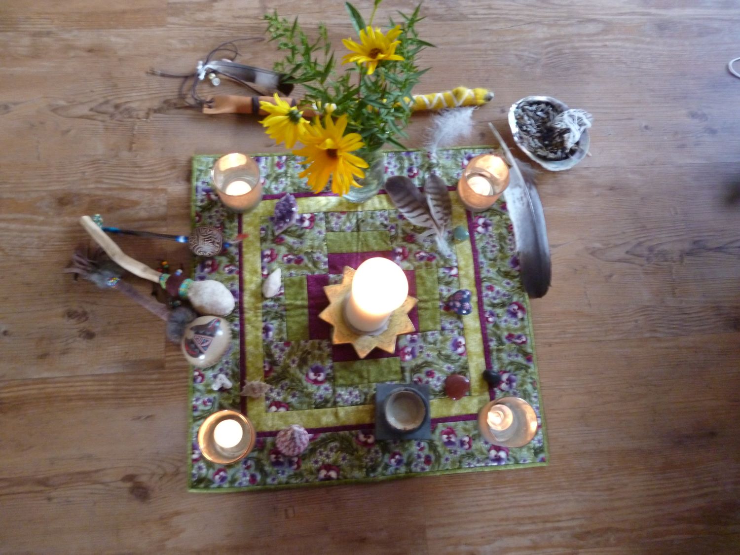 Dekoration der Mitte Heidemarie Reier